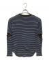 PHEENY (フィーニー) Multi border L/S カットソー ネイビー×ブラウン サイズ:Free：9000円