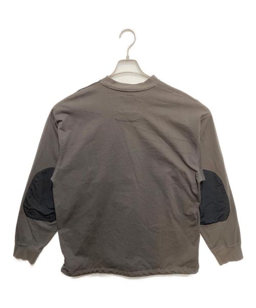 meanswhile（ミーンズワイル）meanswhile (ミーンズワイル) Luggage L/S Tee チャコールグレー サイズ:3の古着・服飾アイテム
