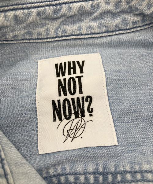 CHAOS（カオス）Chaos (カオス) WHY NOT NOWフォンダデニムシャツ ブルー サイズ:Freeの古着・服飾アイテム