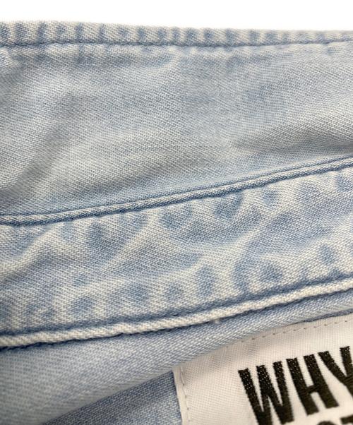 CHAOS（カオス）Chaos (カオス) WHY NOT NOWフォンダデニムシャツ ブルー サイズ:Freeの古着・服飾アイテム