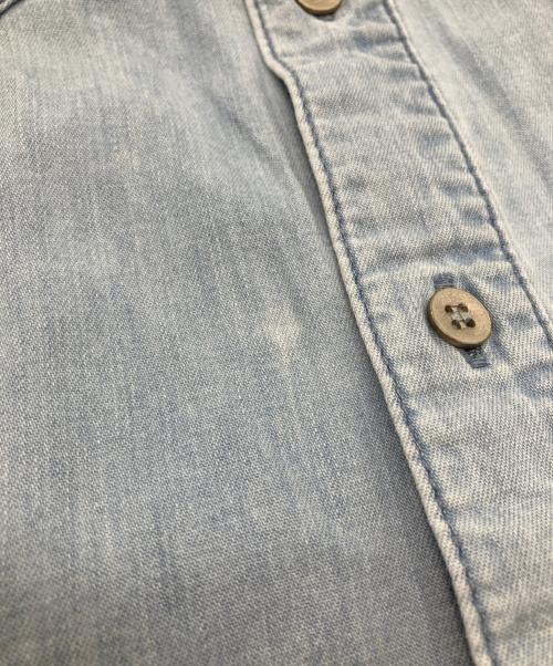CHAOS（カオス）Chaos (カオス) WHY NOT NOWフォンダデニムシャツ ブルー サイズ:Freeの古着・服飾アイテム