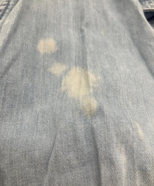 CHAOS（カオス）Chaos (カオス) WHY NOT NOWフォンダデニムシャツ ブルー サイズ:Freeの古着・服飾アイテム