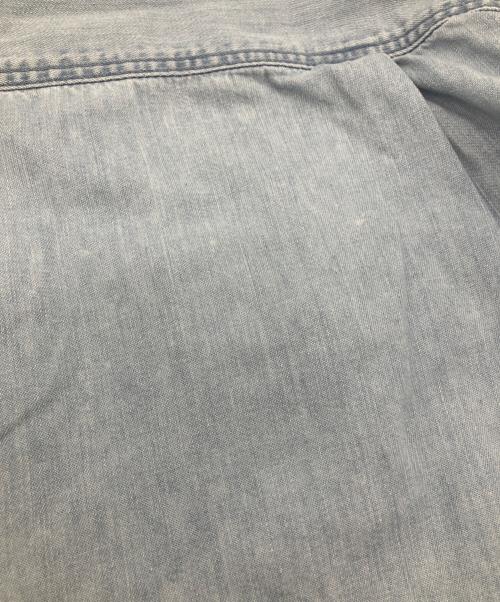 CHAOS（カオス）Chaos (カオス) WHY NOT NOWフォンダデニムシャツ ブルー サイズ:Freeの古着・服飾アイテム