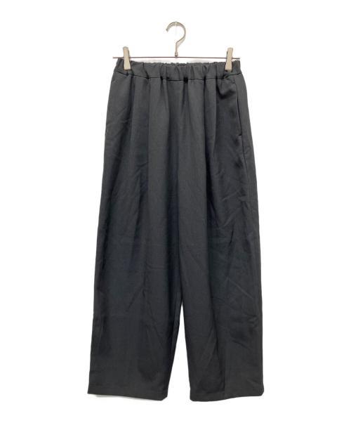 TRAVAIL MANUEL（トラバイユマニュアル）TRAVAIL MANUEL (トラバイユマニュアル) ドレープツイルバームパンツ グレー サイズ:Sの古着・服飾アイテム