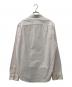 maison kitsune (メゾンキツネ) JP EXCLUSIVE フォックスヘッド エンブロイダリー ストライプ シャツ ピンク サイズ:L：12000円
