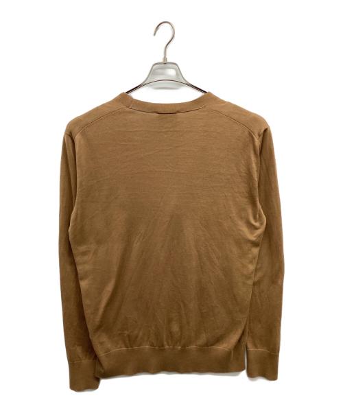 ATON（エイトン）ATON (エイトン) Vネック オーバーサイズカーディガン ブラウン サイズ:04の古着・服飾アイテム