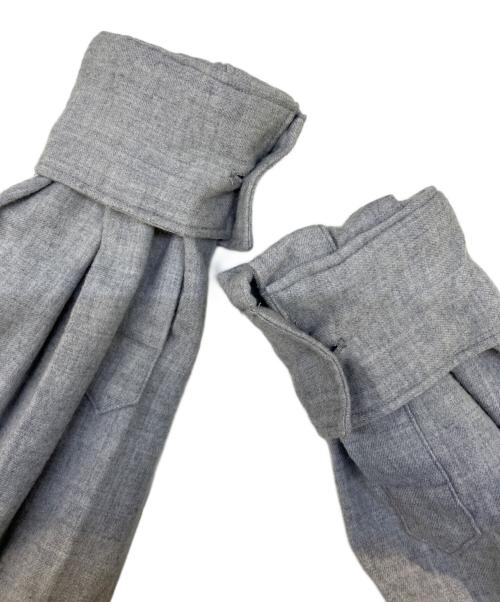 HEUGN（ユーゲン）HEUGN (ユーゲン) ロブバンドカラーシャツ グレー サイズ:２の古着・服飾アイテム