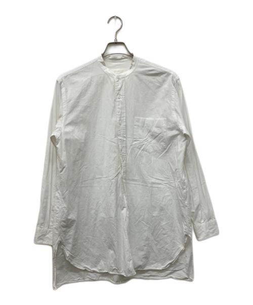 COMOLI（コモリ）COMOLI (コモリ) バンドカラーシャツ ホワイト サイズ:2の古着・服飾アイテム