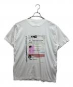 MM6 Maison Margielaエムエムシックスメゾンマルジェラ）の古着「プリントTシャツ」｜ホワイト