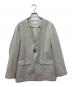 MIESROHE（ミースロエ）の古着「Linen like collarless jacket」｜ベージュ