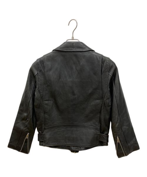 beautiful people（ビューティフルピープル）beautiful people (ビューティフルピープル) レザーライダースジャケット ブラック サイズ:150の古着・服飾アイテム
