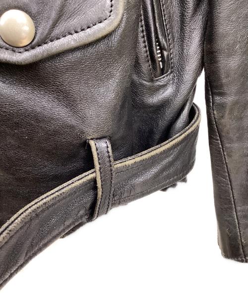 beautiful people（ビューティフルピープル）beautiful people (ビューティフルピープル) レザーライダースジャケット ブラック サイズ:150の古着・服飾アイテム