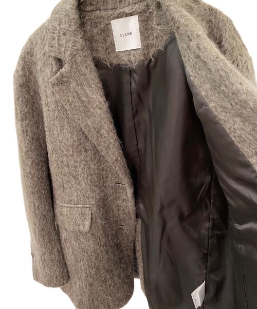 CLANE（クラネ）CLANE (クラネ) MIX SHAGGY OVER TAILORED JACKET ブラウン サイズ:1の古着・服飾アイテム