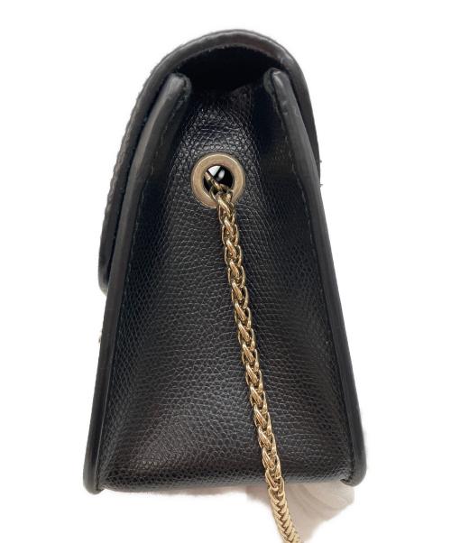 FURLA（フルラ）FURLA (フルラ) チェーンショルダーバッグ ブラックの古着・服飾アイテム