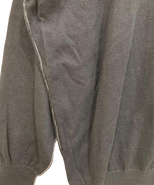 MM6 Maison Margiela（エムエムシックスメゾンマルジェラ）MM6 Maison Margiela (エムエムシックスメゾンマルジェラ) 14ゲージクルーネックニット ブラック サイズ:Sの古着・服飾アイテム