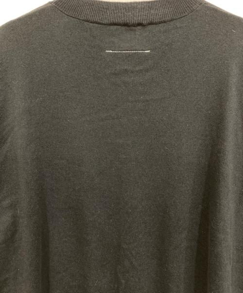 MM6 Maison Margiela（エムエムシックスメゾンマルジェラ）MM6 Maison Margiela (エムエムシックスメゾンマルジェラ) 14ゲージクルーネックニット ブラック サイズ:Sの古着・服飾アイテム