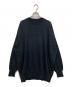 MM6 Maison Margiela（エムエムシックスメゾンマルジェラ）の古着「14ゲージクルーネックニット」｜ブラック