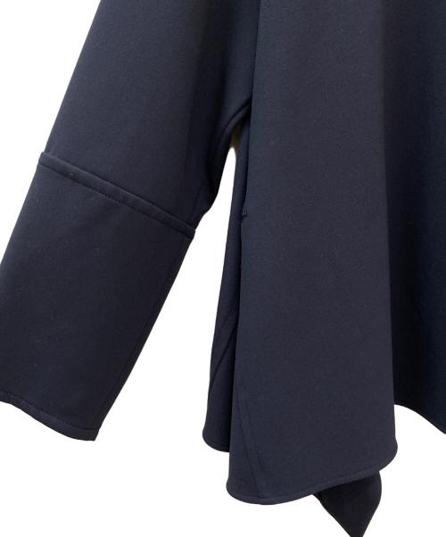 ENFOLD（エンフォルド）ENFOLD (エンフォルド) CENTER DRAPE PULLOVER ネイビー サイズ:38の古着・服飾アイテム