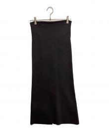 CHAOS（カオス）の古着「シルクコンティールスカート」｜チャコールグレー