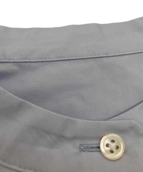 SOEJU（ソージュ）SOEJU (ソージュ) バンドカラーロングシャツ ブルー サイズ:Mの古着・服飾アイテム