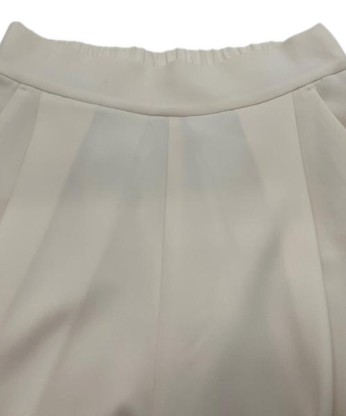 SOEJU（ソージュ）SOEJU (ソージュ) タックワイドパンツ ホワイト サイズ:Sの古着・服飾アイテム