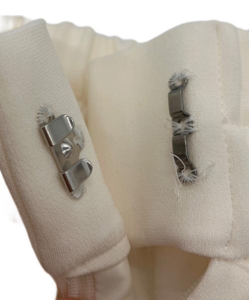 SOEJU（ソージュ）SOEJU (ソージュ) タックワイドパンツ ホワイト サイズ:Sの古着・服飾アイテム