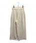 SOEJU (ソージュ) タックワイドパンツ ホワイト サイズ:S：9000円
