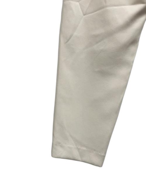 SOEJU（ソージュ）SOEJU (ソージュ) タックパンツ ホワイト サイズ:Mの古着・服飾アイテム