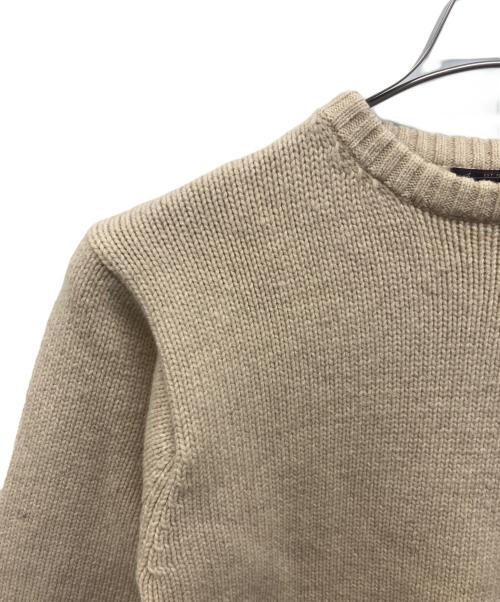 RRL（ダブルアールエル）RRL (ダブルアールエル) クルーネックウールニット ベージュ サイズ:不明の古着・服飾アイテム