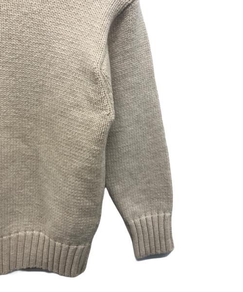 RRL（ダブルアールエル）RRL (ダブルアールエル) クルーネックウールニット ベージュ サイズ:不明の古着・服飾アイテム