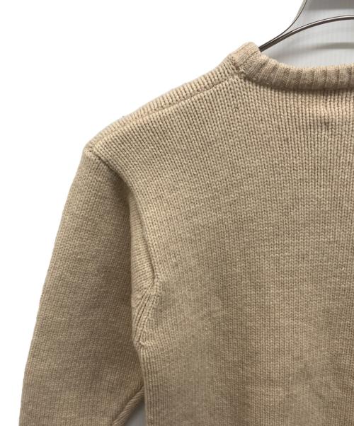 RRL（ダブルアールエル）RRL (ダブルアールエル) クルーネックウールニット ベージュ サイズ:不明の古着・服飾アイテム