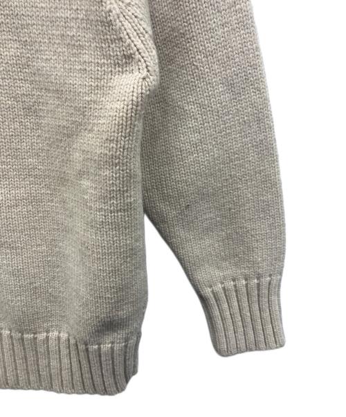 RRL（ダブルアールエル）RRL (ダブルアールエル) クルーネックウールニット ベージュ サイズ:不明の古着・服飾アイテム
