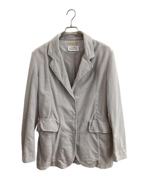 Martin Margiela 6（マルタンマルジェラ 6）Martin Margiela 6 (マルタンマルジェラ 6) モールスキンジャケット グレー サイズ:38の古着・服飾アイテム