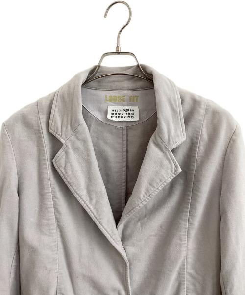 Martin Margiela 6（マルタンマルジェラ 6）Martin Margiela 6 (マルタンマルジェラ 6) モールスキンジャケット グレー サイズ:38の古着・服飾アイテム