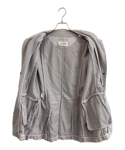 Martin Margiela 6（マルタンマルジェラ 6）Martin Margiela 6 (マルタンマルジェラ 6) モールスキンジャケット グレー サイズ:38の古着・服飾アイテム
