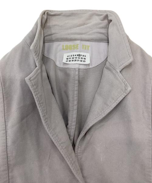 Martin Margiela 6（マルタンマルジェラ 6）Martin Margiela 6 (マルタンマルジェラ 6) モールスキンジャケット グレー サイズ:38の古着・服飾アイテム