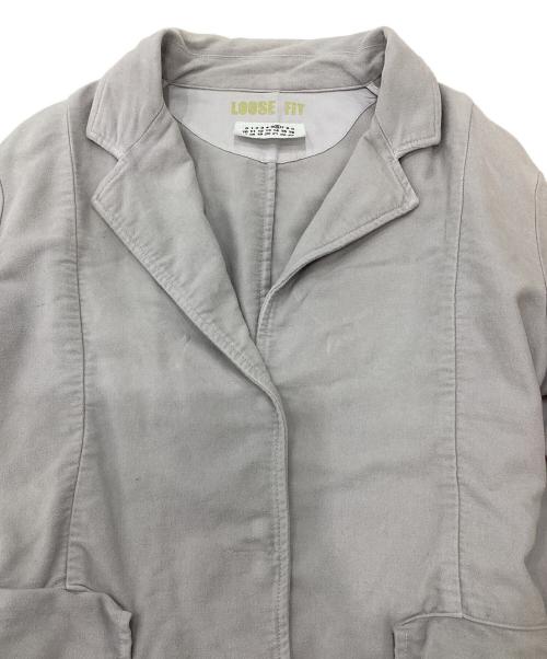 Martin Margiela 6（マルタンマルジェラ 6）Martin Margiela 6 (マルタンマルジェラ 6) モールスキンジャケット グレー サイズ:38の古着・服飾アイテム