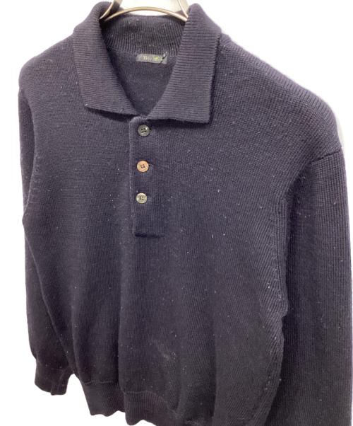 Y's for men（ワイズフォーメン）Y'S for men (ワイズフォーメン) ポロニット ネイビー サイズ:不明の古着・服飾アイテム