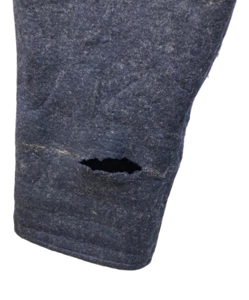 COMME des GARCONS HOMME PLUS（コムデギャルソンオムプリュス）COMME des GARCONS HOMME PLUS (コムデギャルソンオムプリュス) ウール縮絨パンツ ネイビー サイズ:Sの古着・服飾アイテム