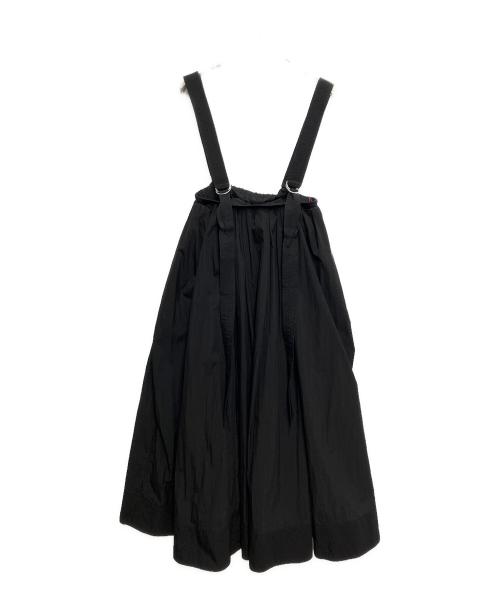 MAISON SPECIAL（メゾンスペシャル）MAISON SPECIAL (メゾンスペシャル) Suspender Volume Skirt(サスペンダーボリュームスカート) ブラック サイズ:36 未使用品の古着・服飾アイテム