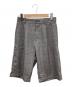 CABAN（キャバン）の古着「ウォッシャブルウール ワンタックショートパンツ」｜グレー