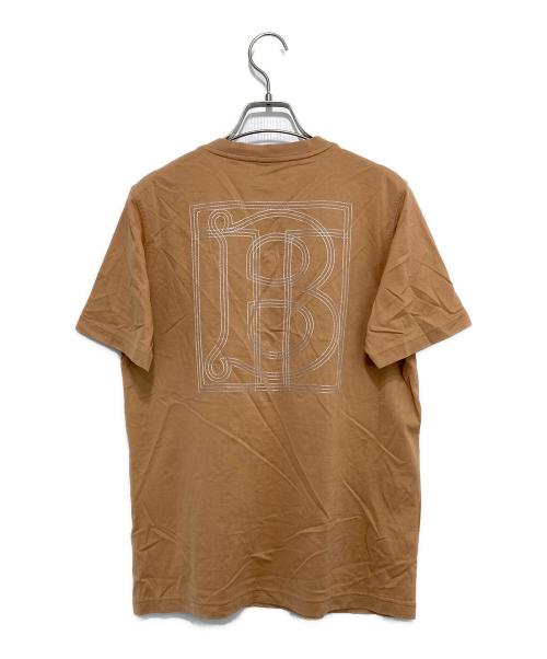 BURBERRY（バーバリー）BURBERRY (バーバリー) ロゴ刺繍Tシャツ ブラウン サイズ:Sの古着・服飾アイテム