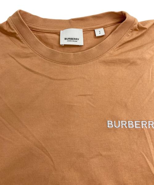 BURBERRY（バーバリー）BURBERRY (バーバリー) ロゴ刺繍Tシャツ ブラウン サイズ:Sの古着・服飾アイテム