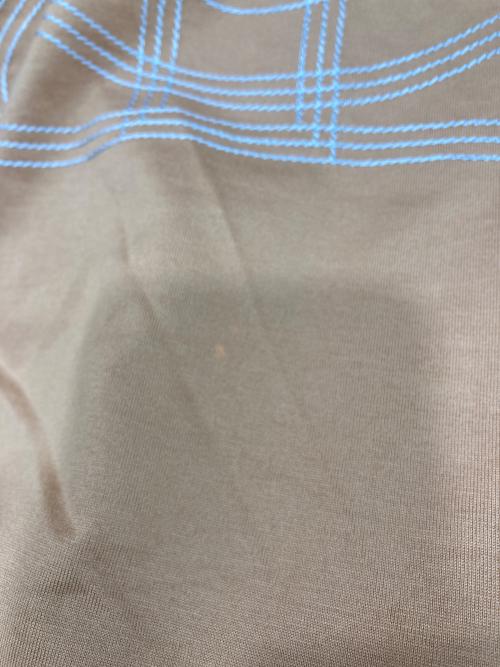 BURBERRY（バーバリー）BURBERRY (バーバリー) ロゴ刺繍Tシャツ ブラウン サイズ:Sの古着・服飾アイテム