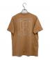 BURBERRY (バーバリー) ロゴ刺繍Tシャツ ブラウン サイズ:S：11000円