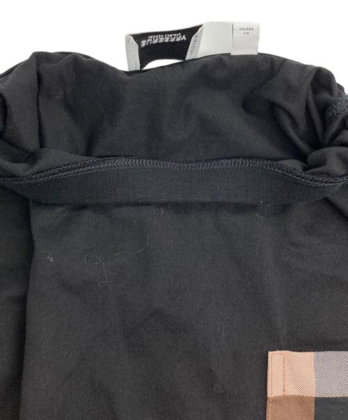 BURBERRY（バーバリー）BURBERRY (バーバリー) チェックポケットTシャツ ブラック サイズ:Sの古着・服飾アイテム