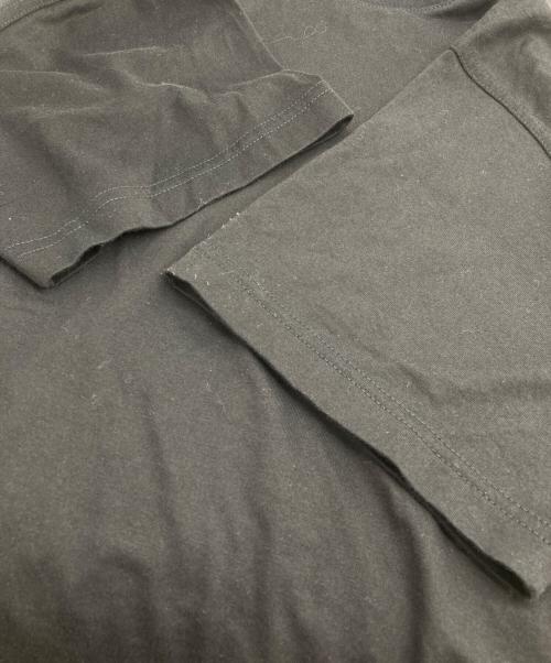 BURBERRY（バーバリー）BURBERRY (バーバリー) チェックポケットTシャツ ブラック サイズ:Sの古着・服飾アイテム