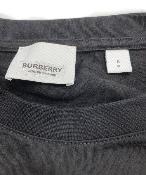 BURBERRY（バーバリー）BURBERRY (バーバリー) チェックポケットTシャツ ブラック サイズ:Sの古着・服飾アイテム