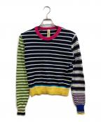 nagonstansナゴンスタンス）の古着「マルチボーダーニット」｜マルチカラー