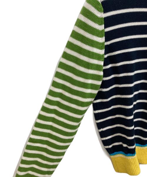 nagonstans（ナゴンスタンス）nagonstans (ナゴンスタンス) マルチボーダーニット マルチカラー サイズ:SIZE 38の古着・服飾アイテム